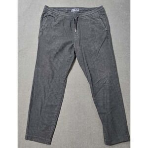 Abercrombie & Fitch Jogger Pants Mens XL Gray Stretch Elastic Waist Y2K